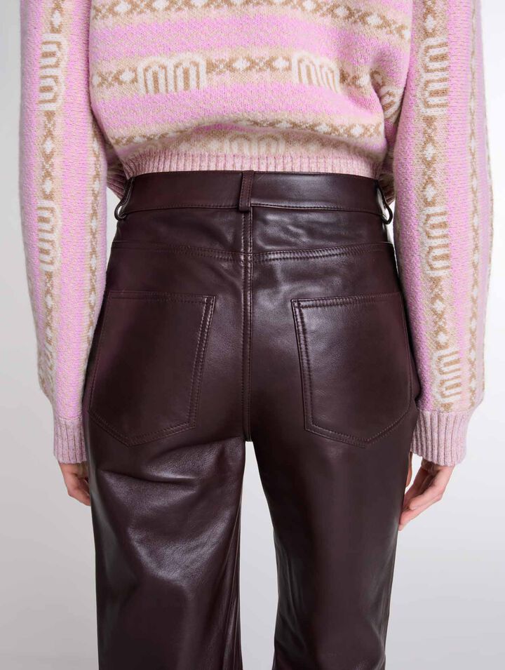 Pantalón de cuero