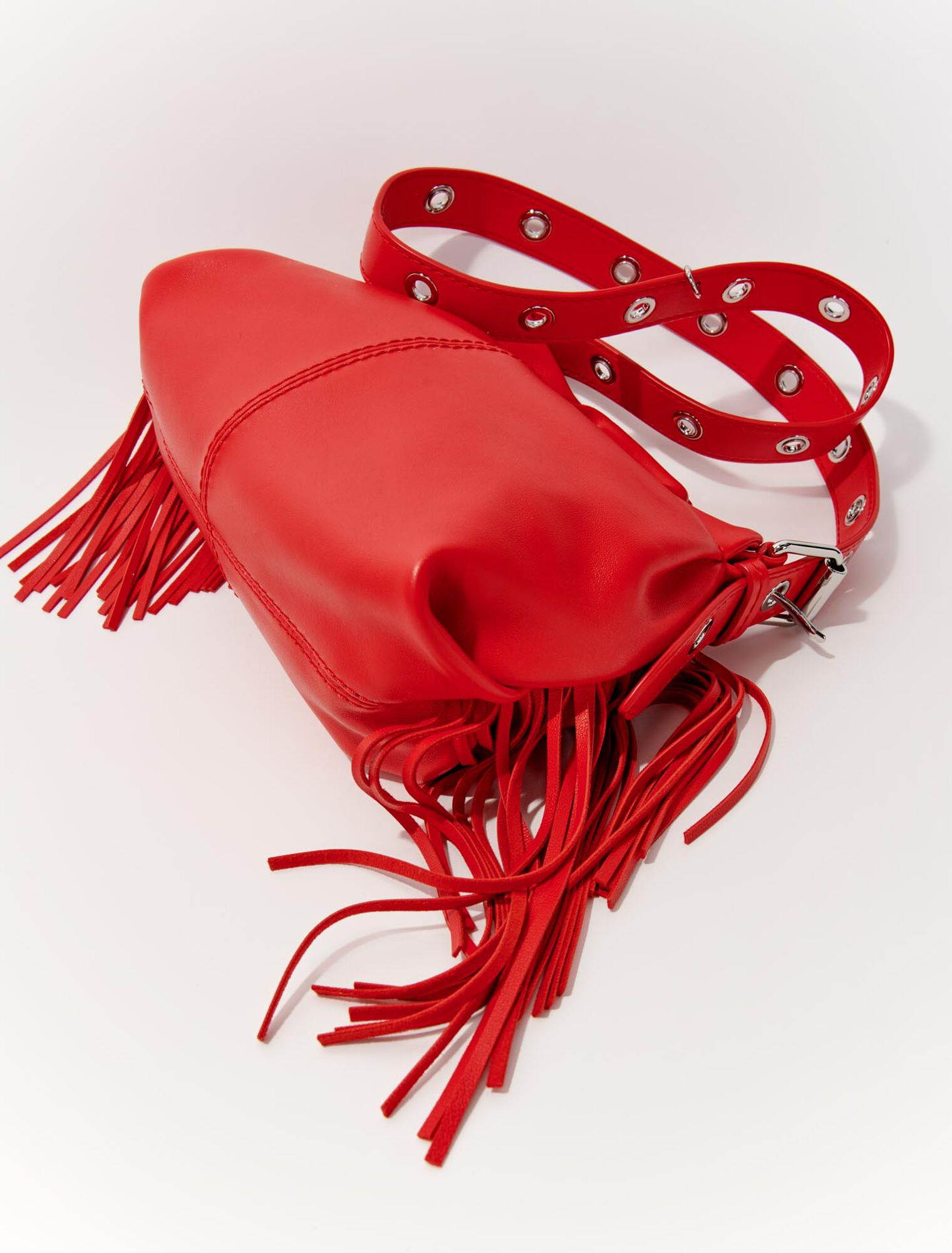 Bolso Miss M mini de cuero liso
