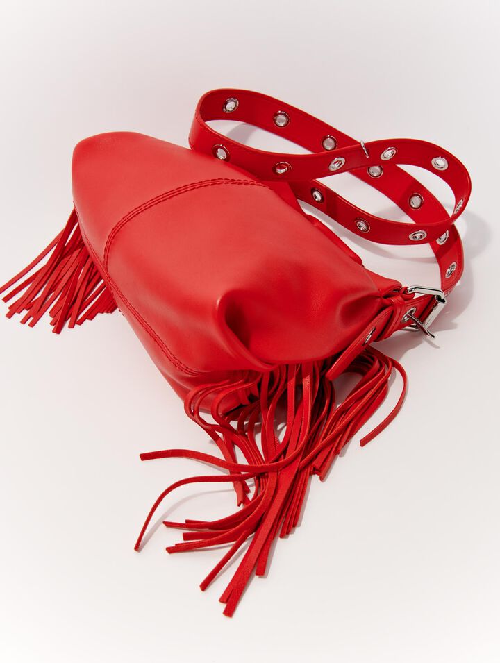 Bolso Miss M mini de cuero liso