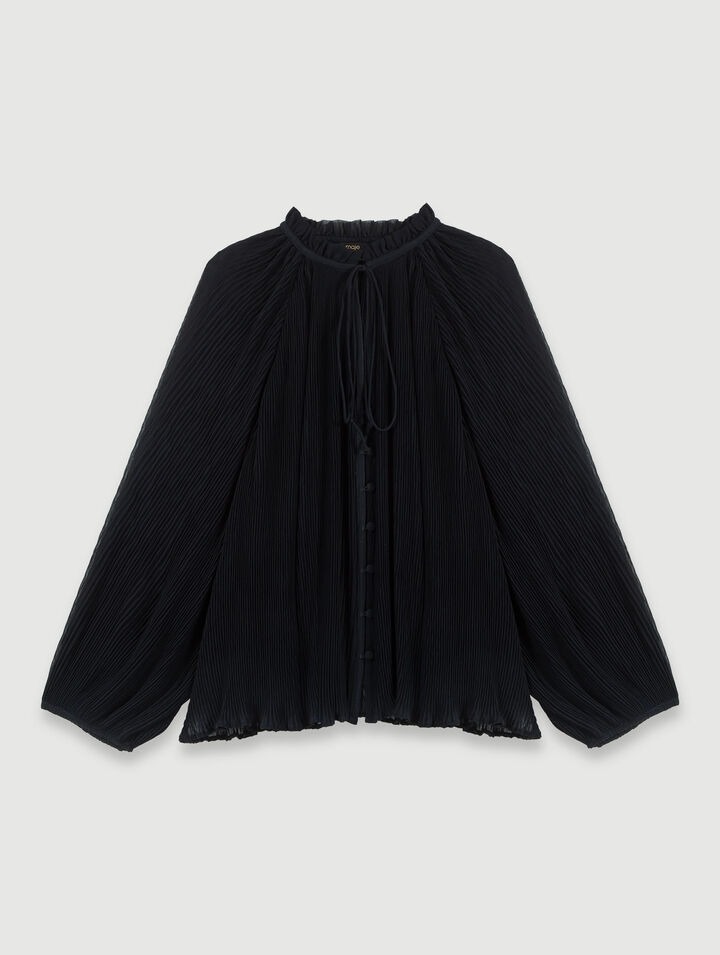 Camisa plisada
