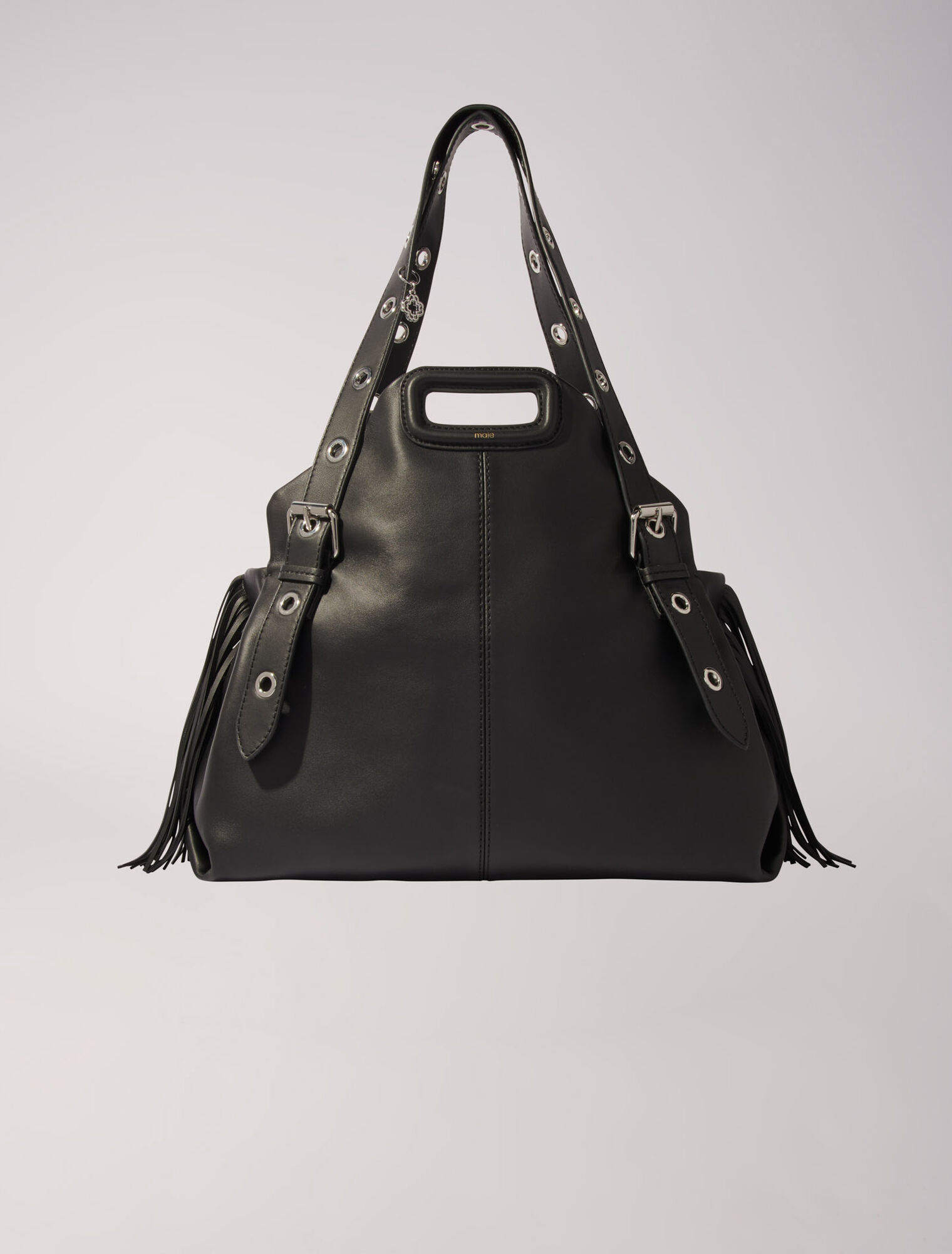 Bolso Miss M XL de cuero liso