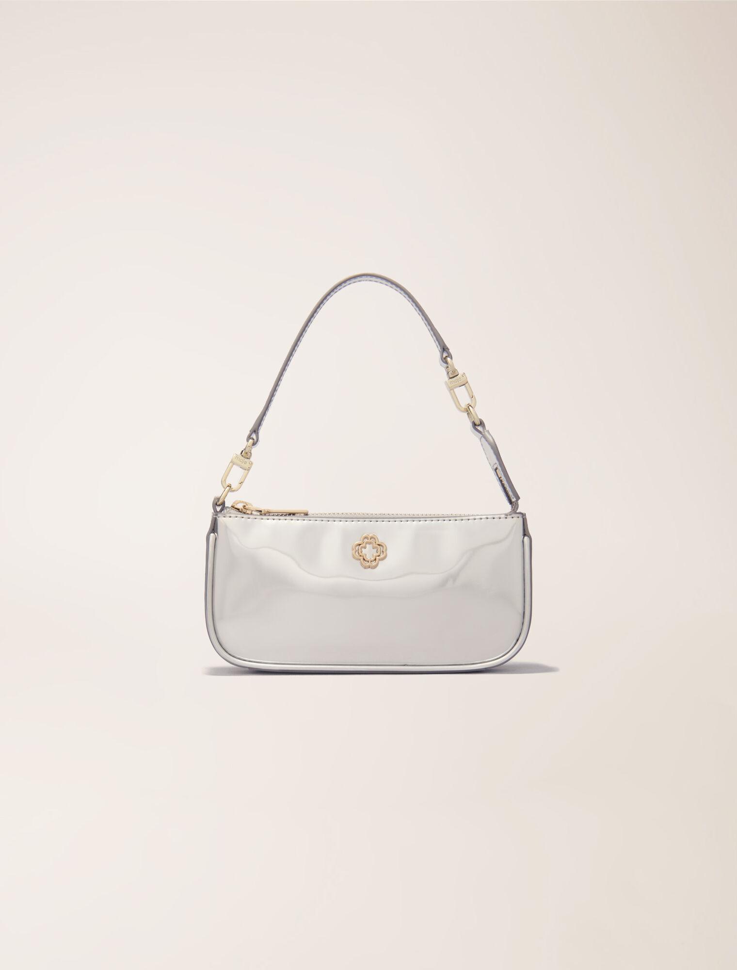 Sarah pouch de piel espejo