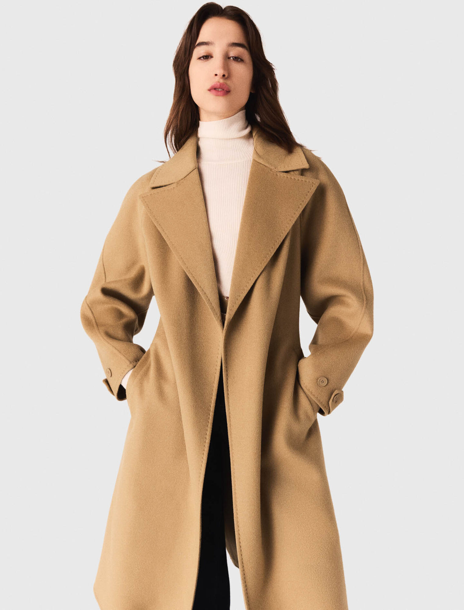 Abrigo largo reversible