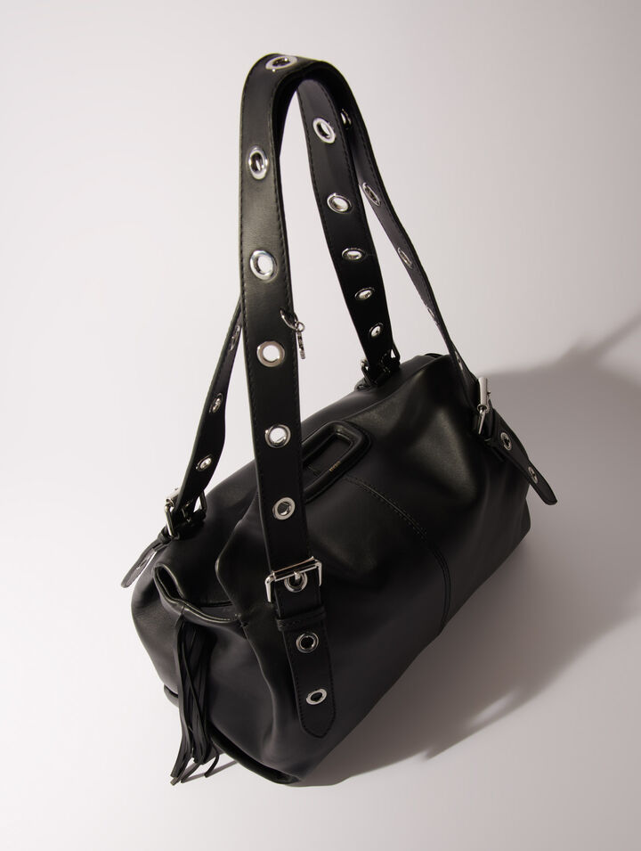 Bolso Miss M XL de cuero liso