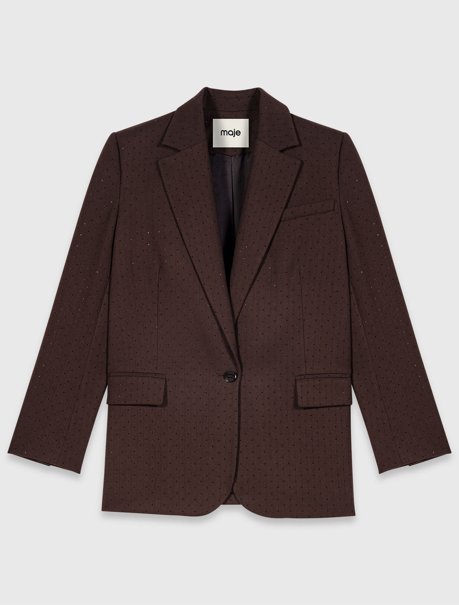 Chaqueta sastre con strass