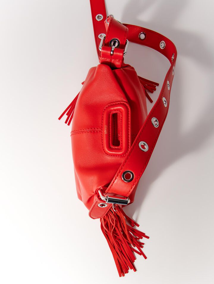 Bolso Miss M mini de cuero liso