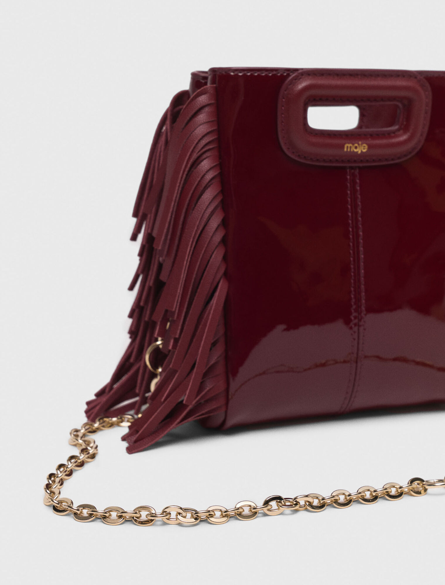 Bolso Miss M de cuero liso