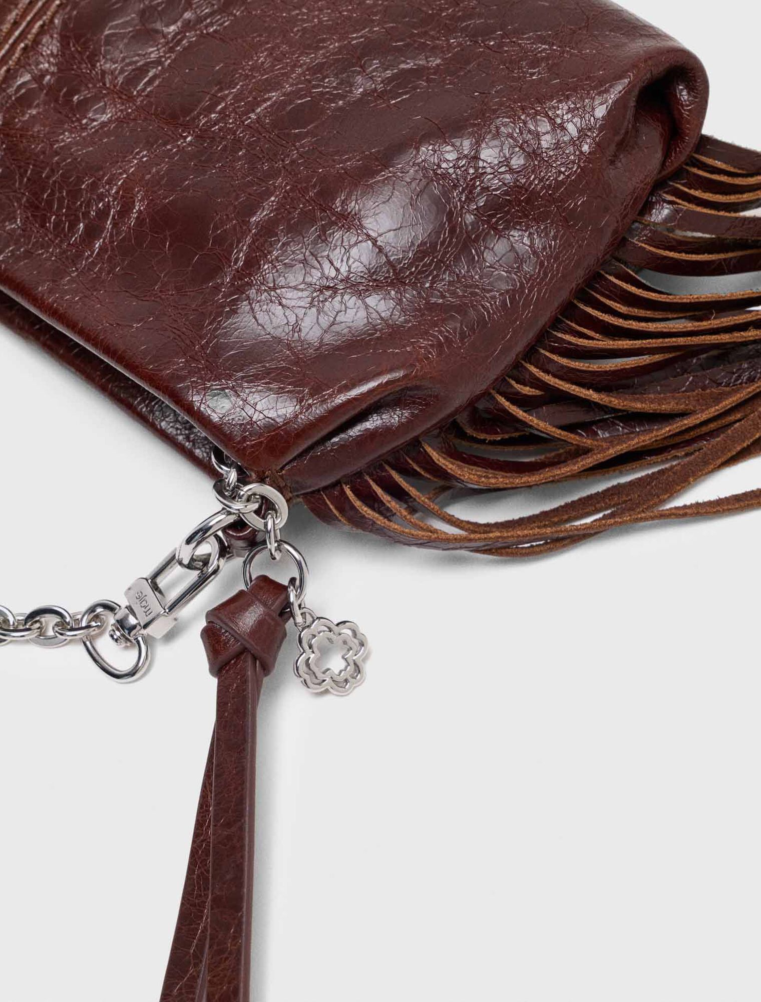 Cartera Miss M pouch cuero barniz
