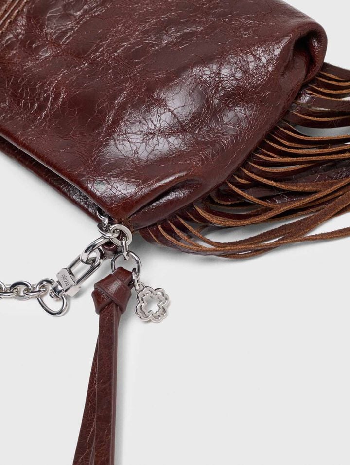 Cartera Miss M pouch cuero barniz