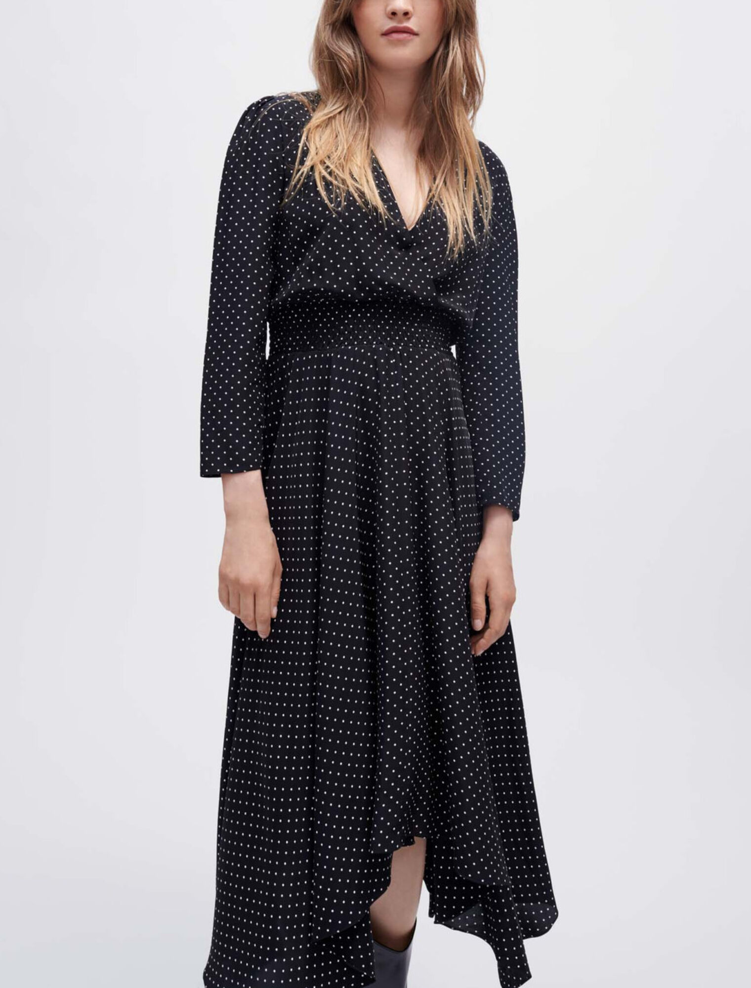 Maxi vestido entallado