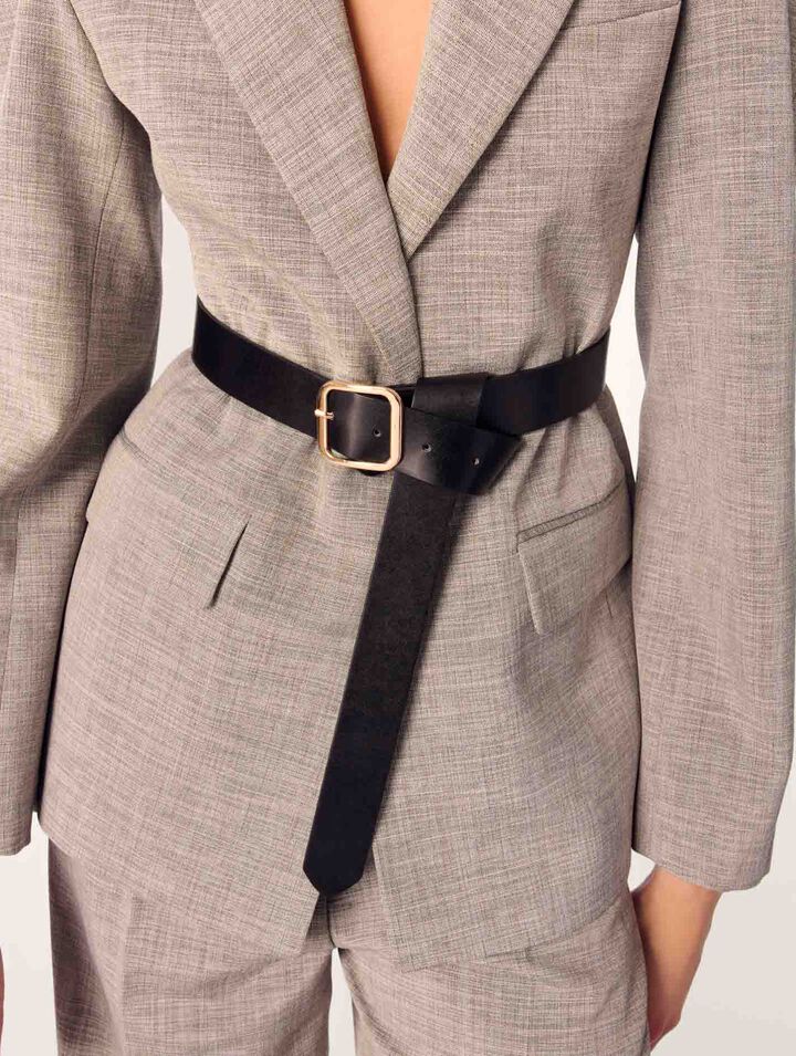Chaqueta sastre con cinturón