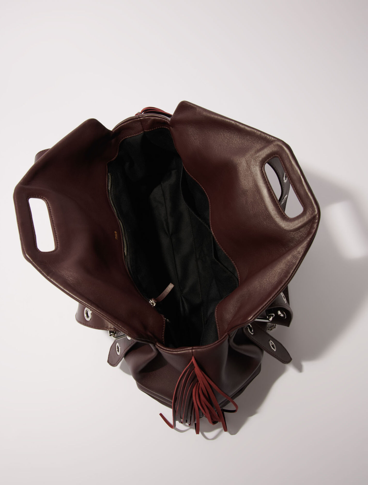 Bolso Miss M XL de cuero liso