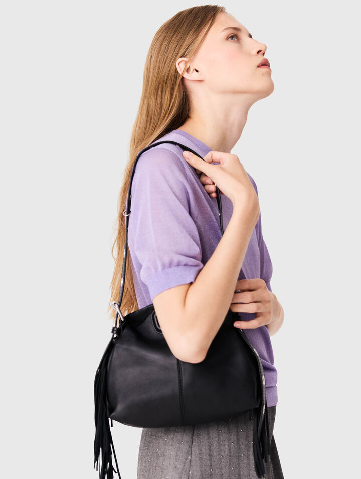 Bolso Miss M mini de cuero liso