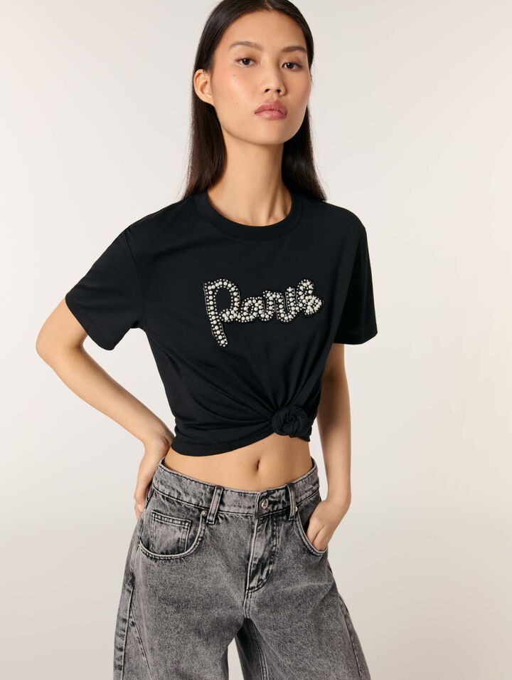 Camiseta bordada