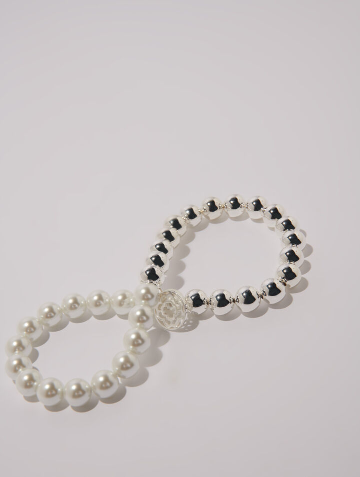 Collar choker de cuentas mixtas