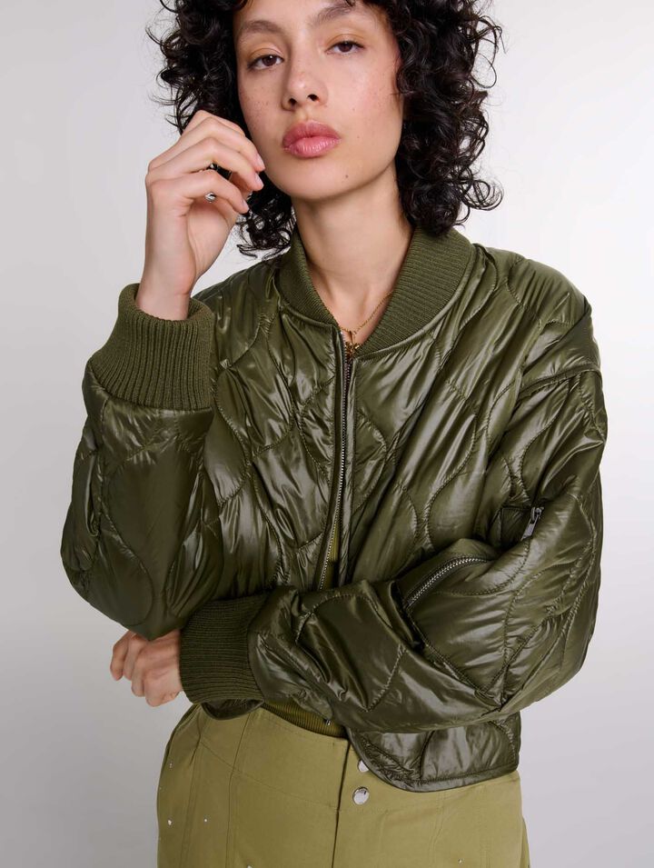 Chaqueta corta acolchada