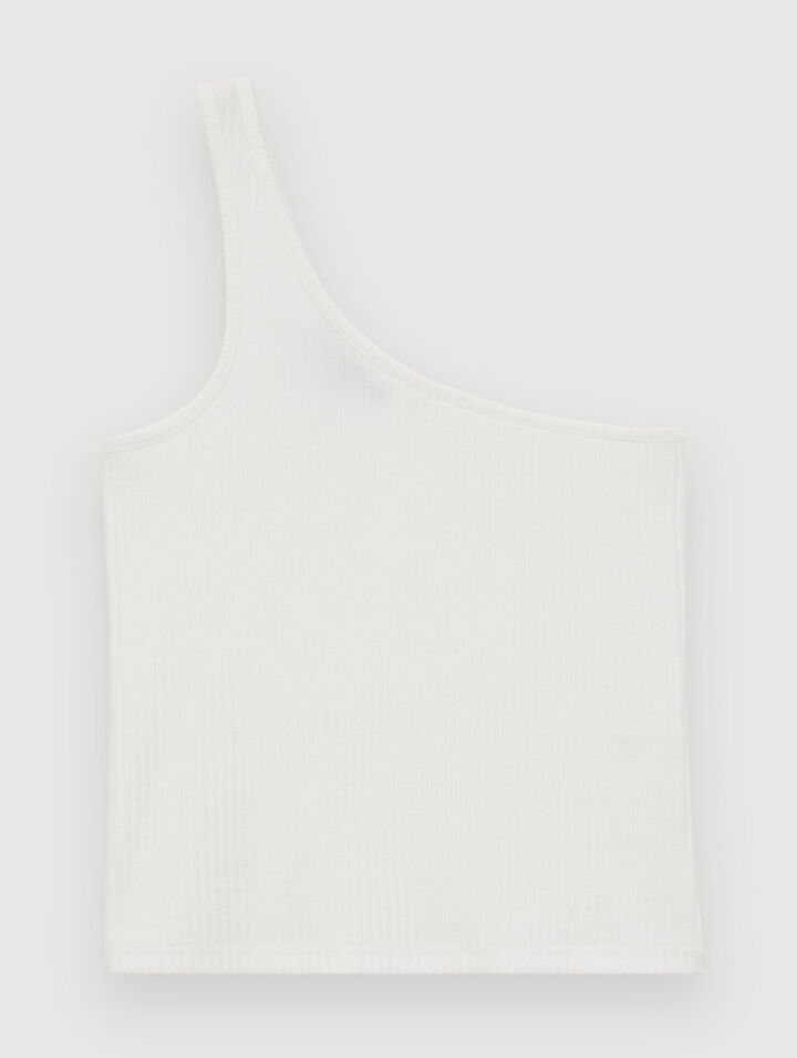 Camiseta elástica con un hombro