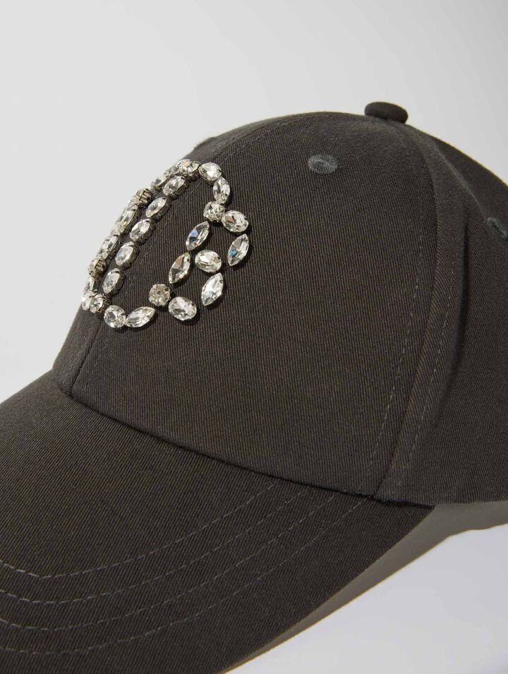 Gorra Clover con strass