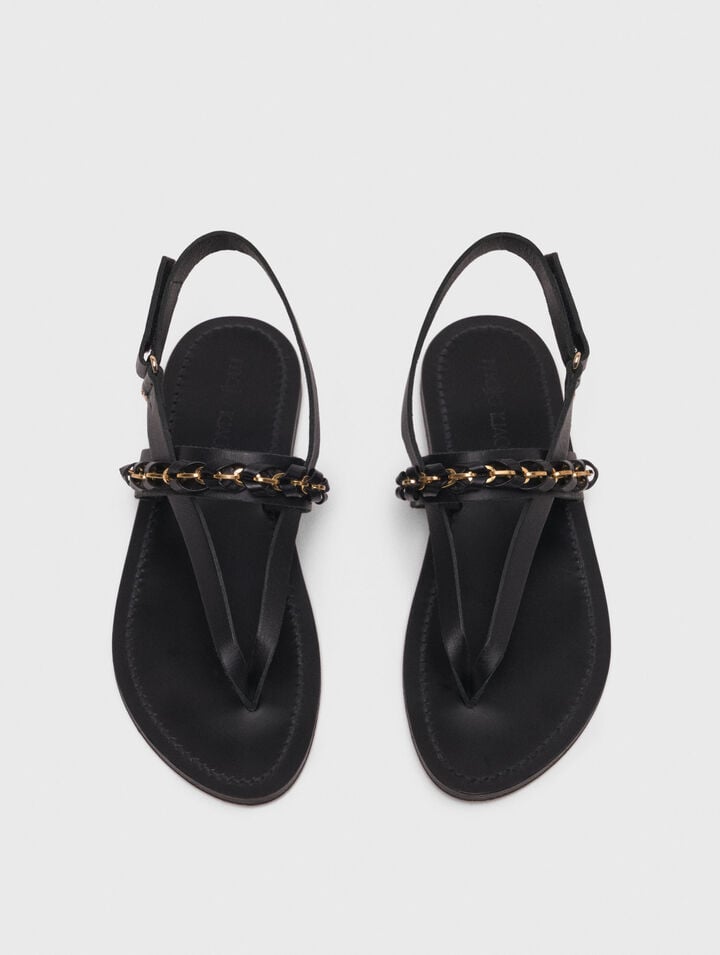 Sandalias planas de piel K.Jacques