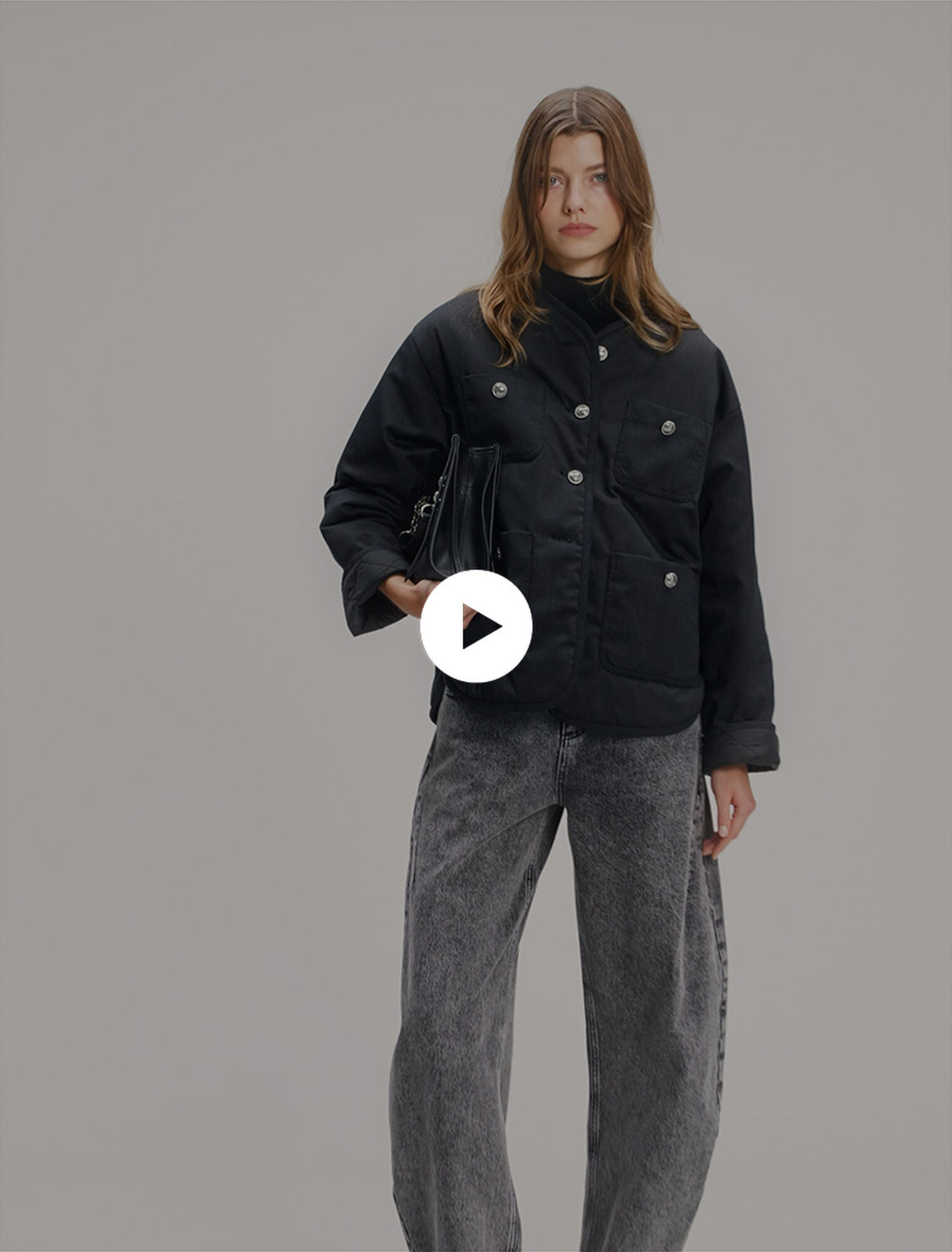 Abrigo acolchado reversible
