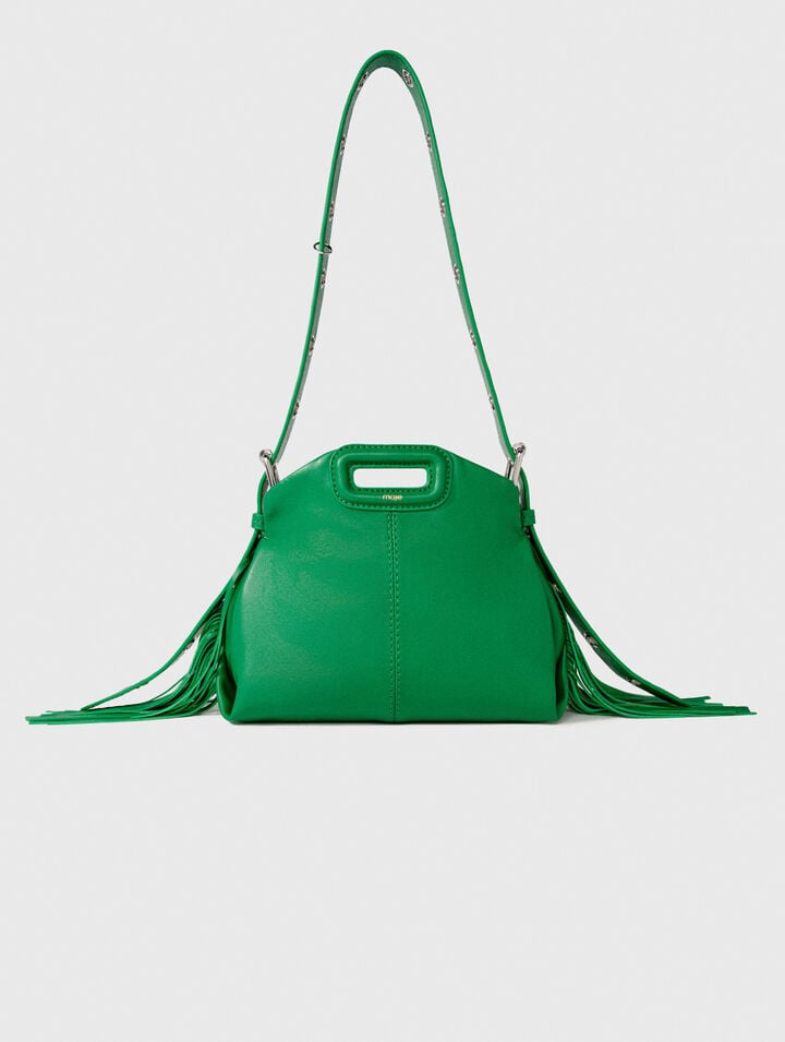 Bolso Miss M mini de cuero liso
