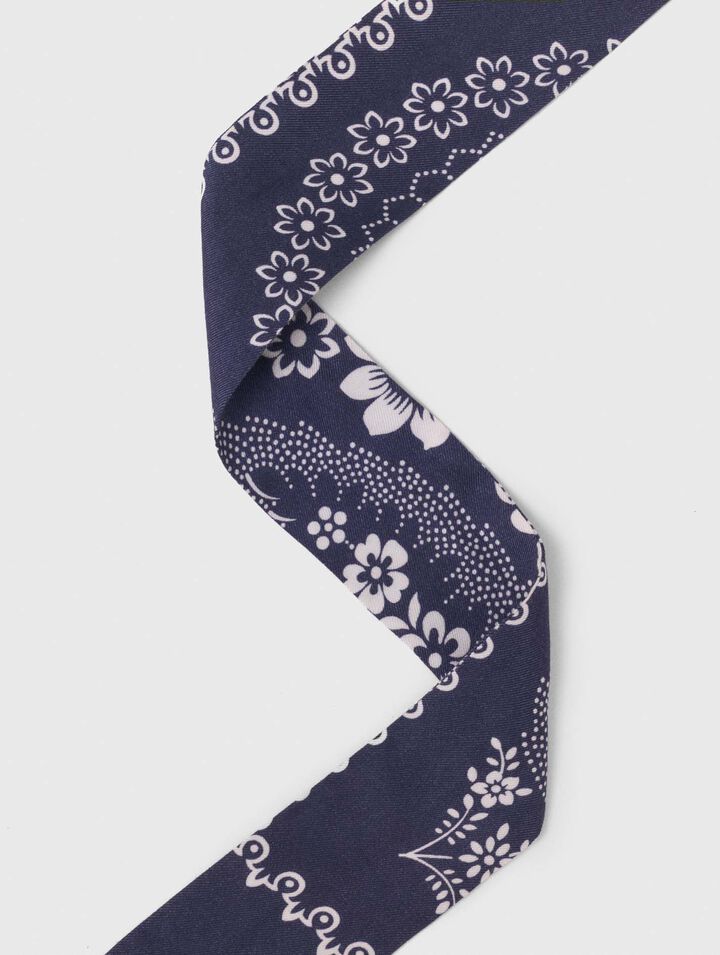 Coletero estampado con twill