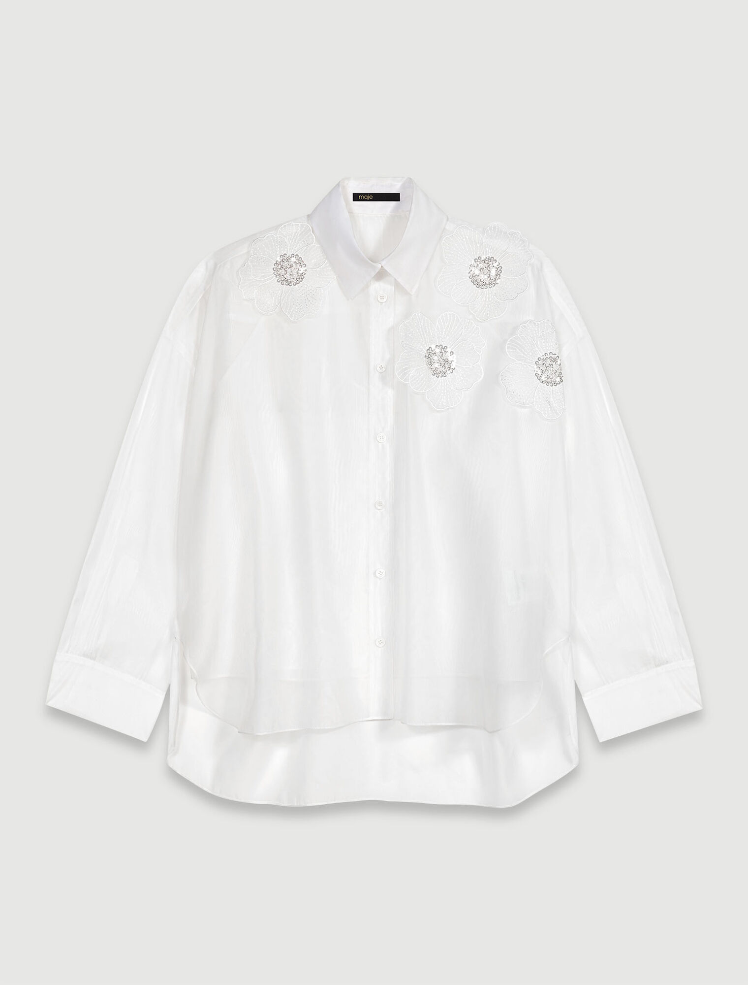 Camisa de organza