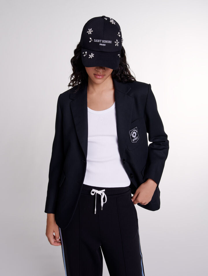 Chaqueta sastre bordada