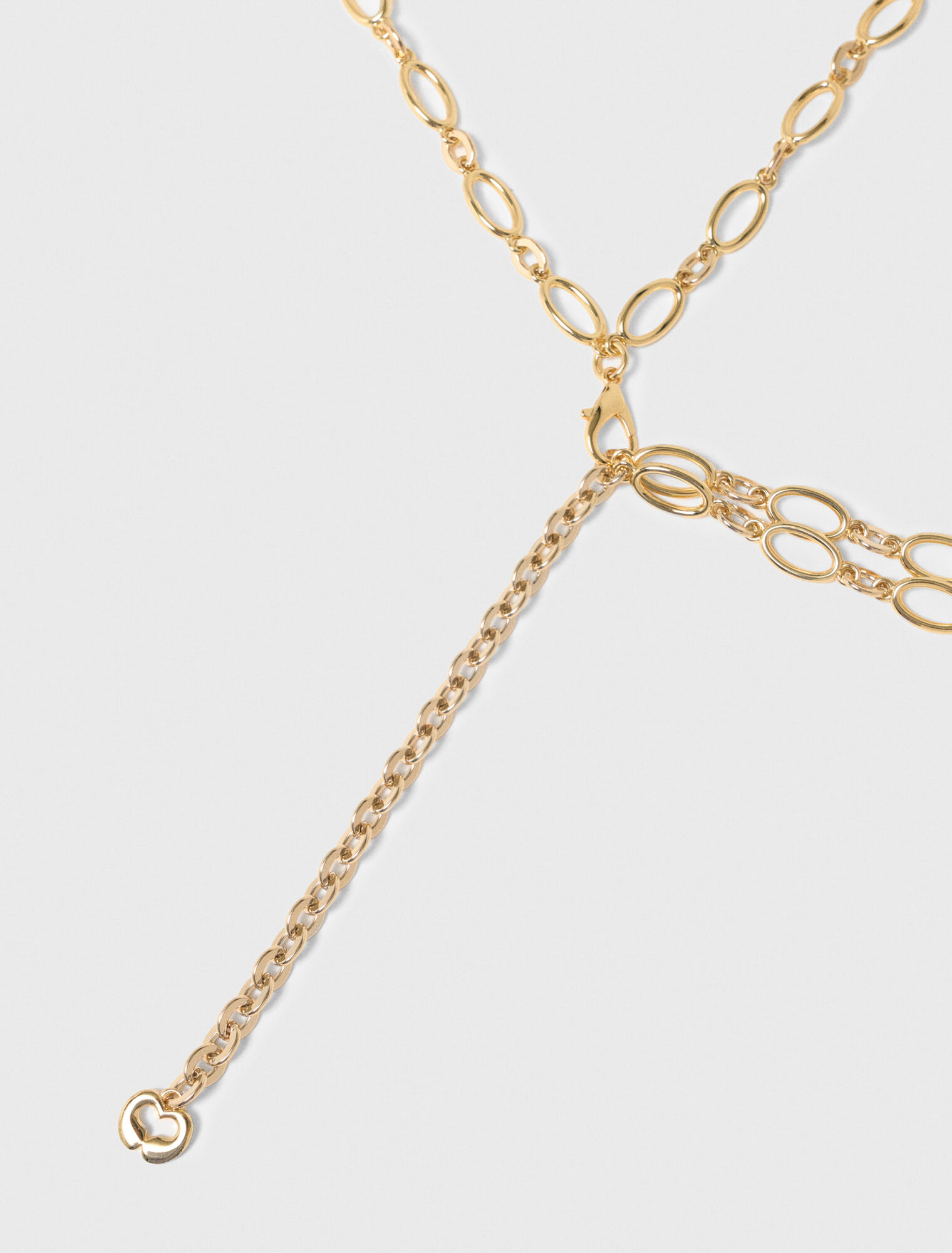 Cintur&oacute;n de cadena doble con charms