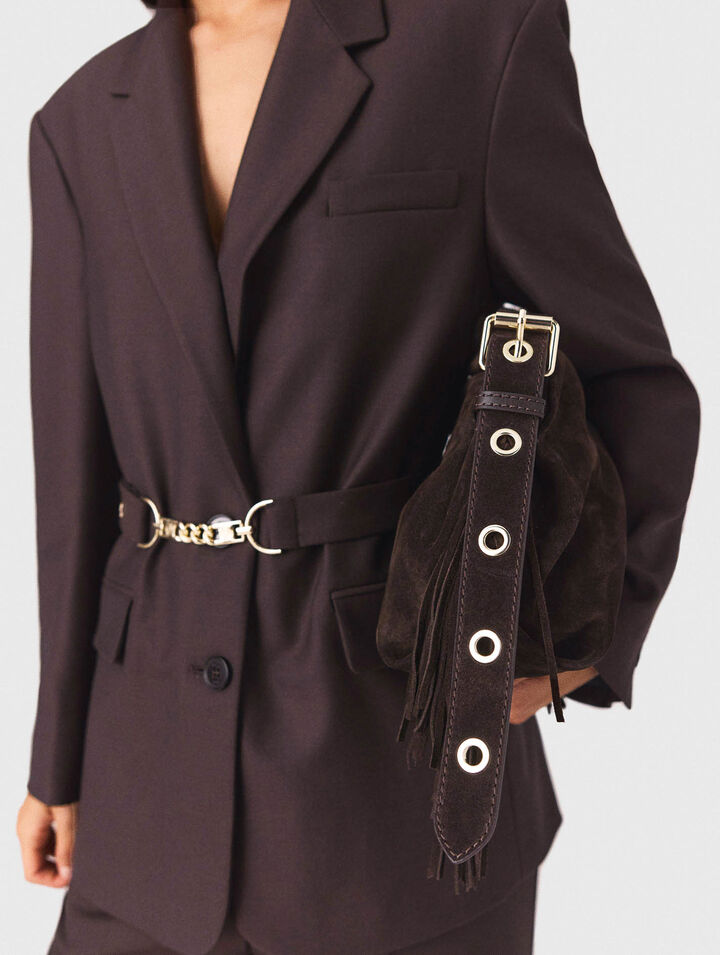Chaqueta sastre con cinturón