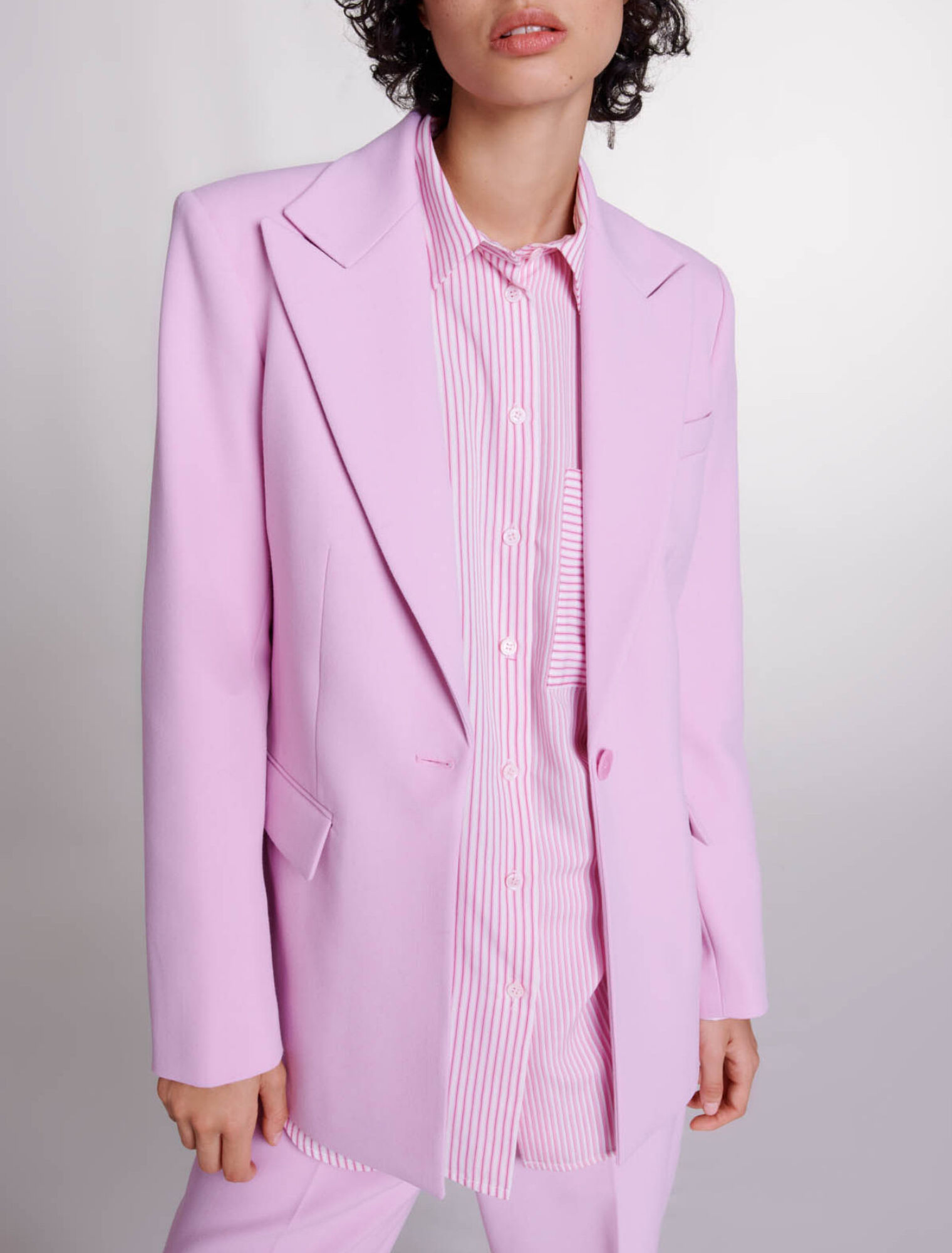 Chaqueta ajustada de traje