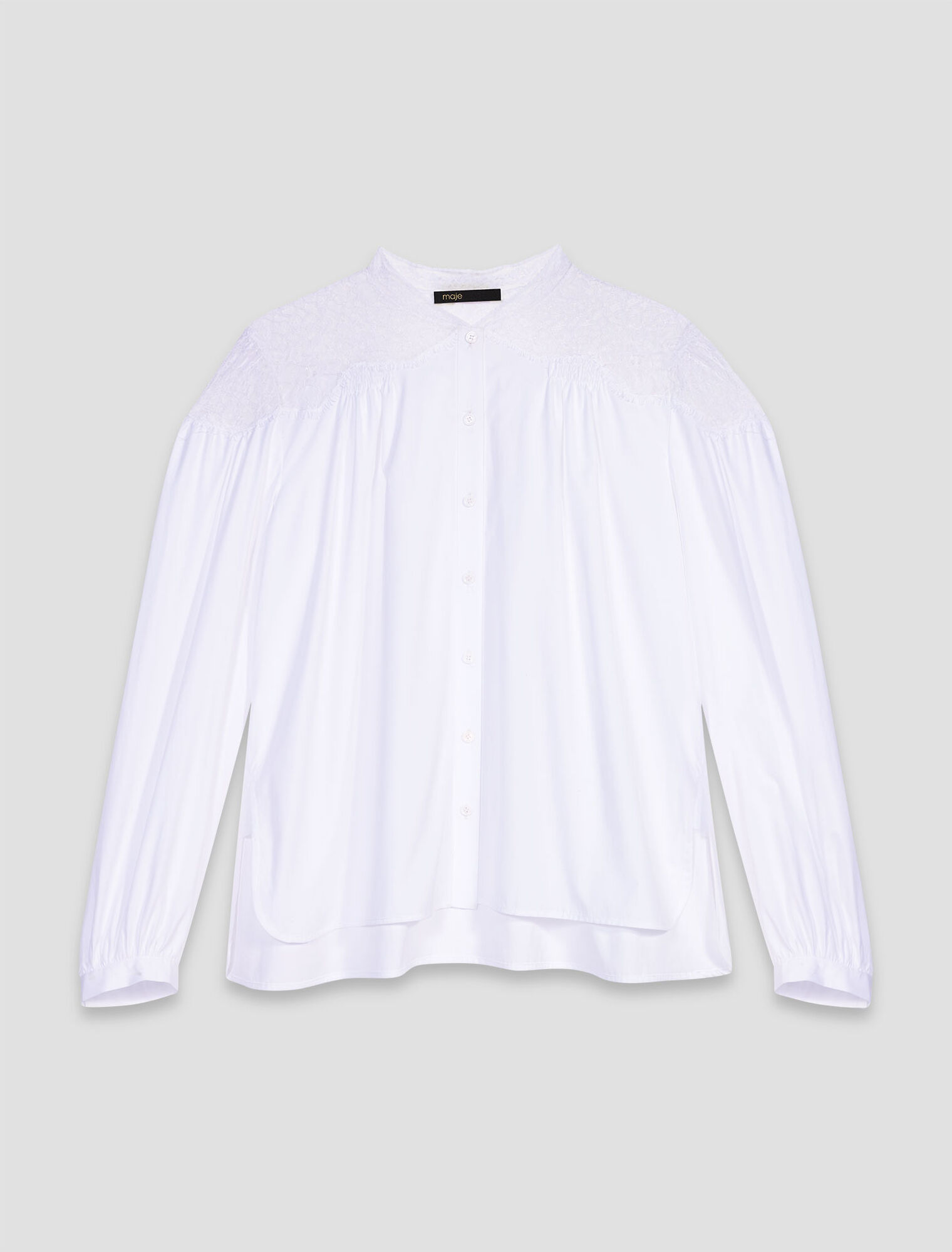 Camisa con encaje