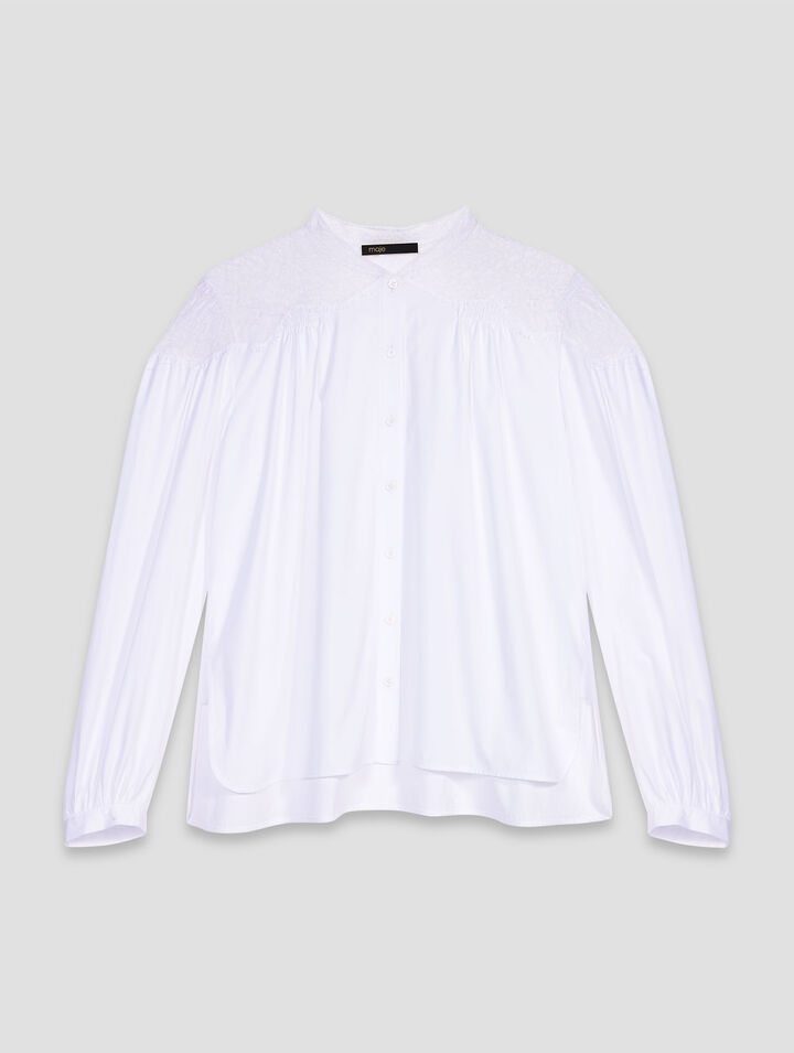 Camisa con encaje