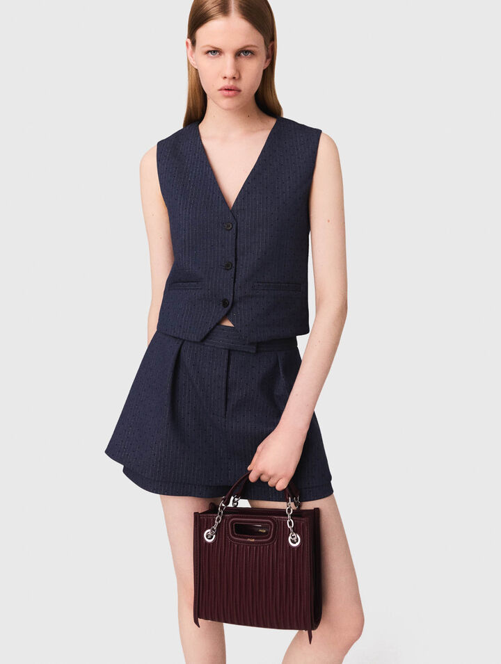 Chaqueta de traje con strass