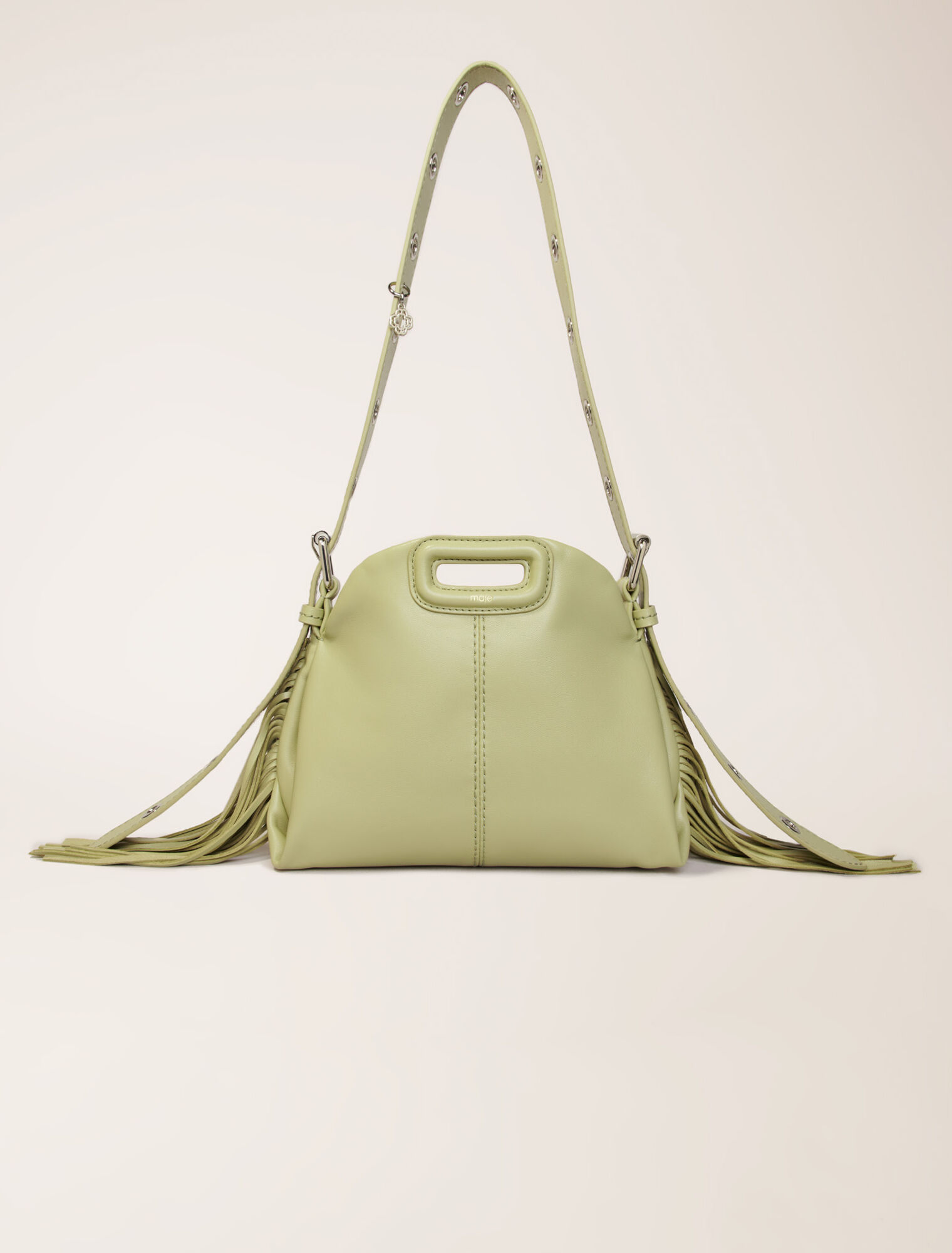 Bolso Miss M mini de cuero liso