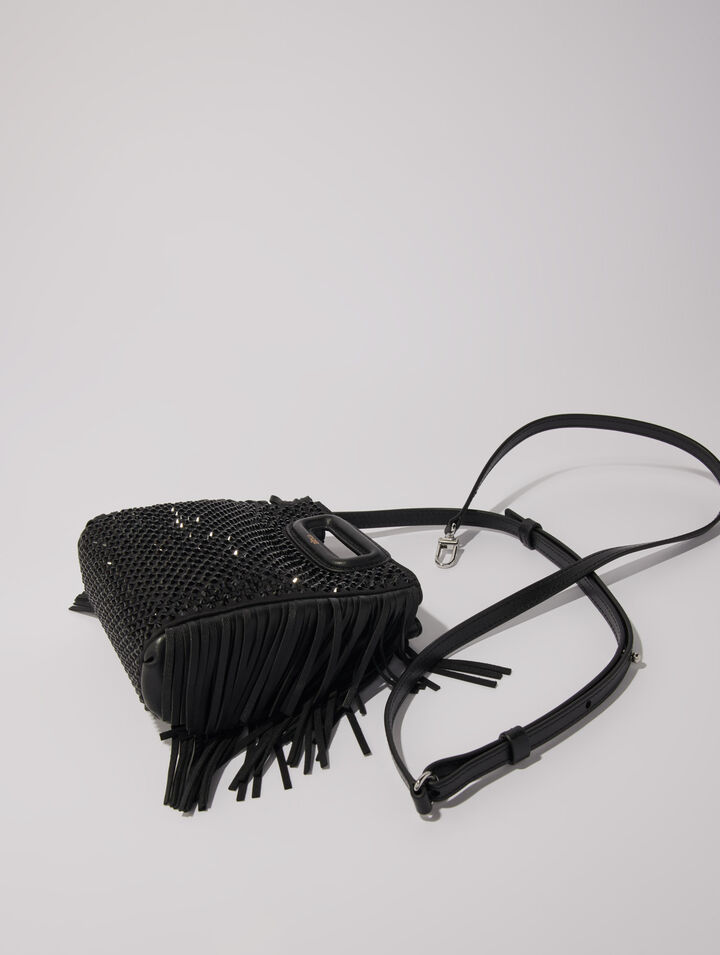Bolso M mini con strass