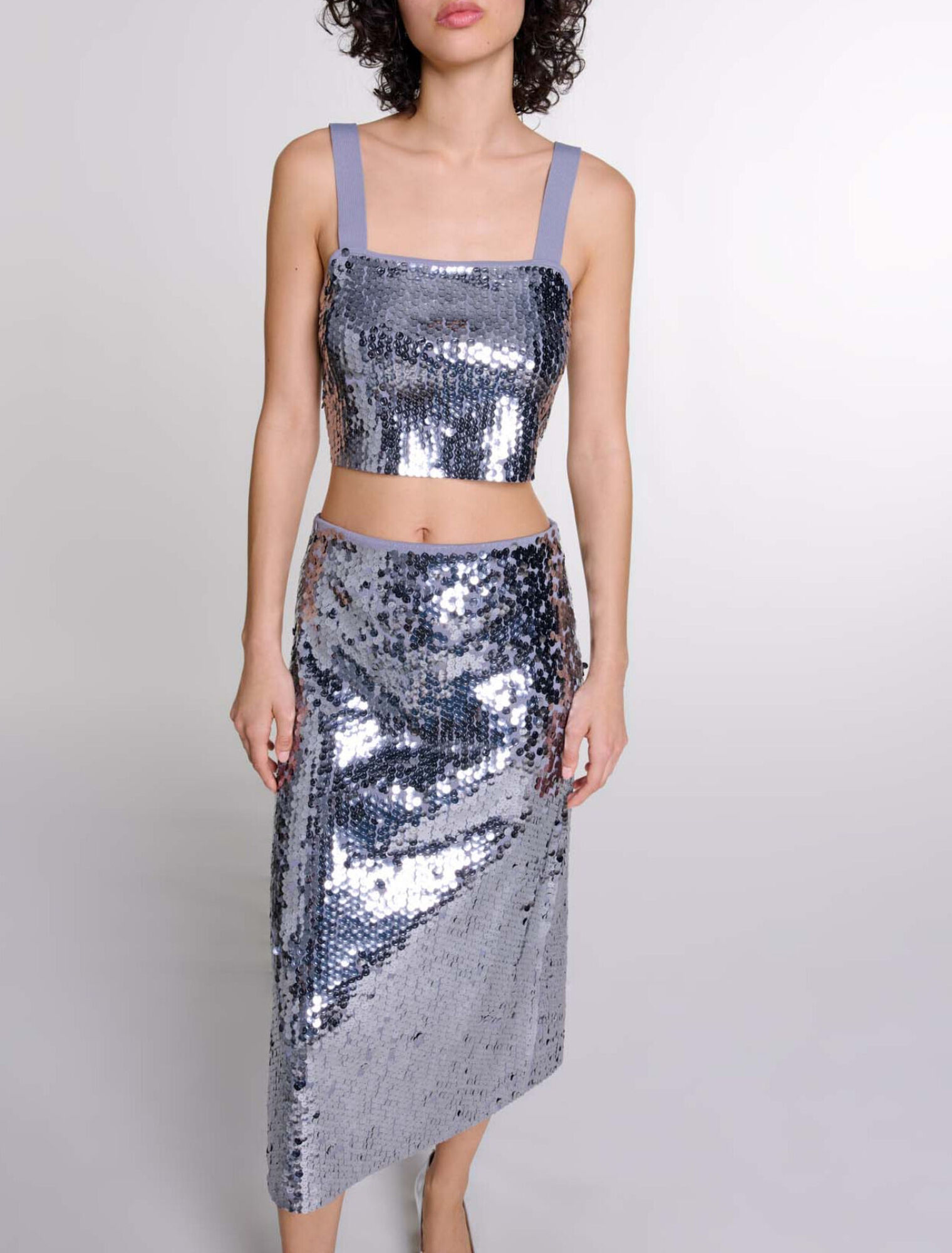 Top con detalle de lentejuelas