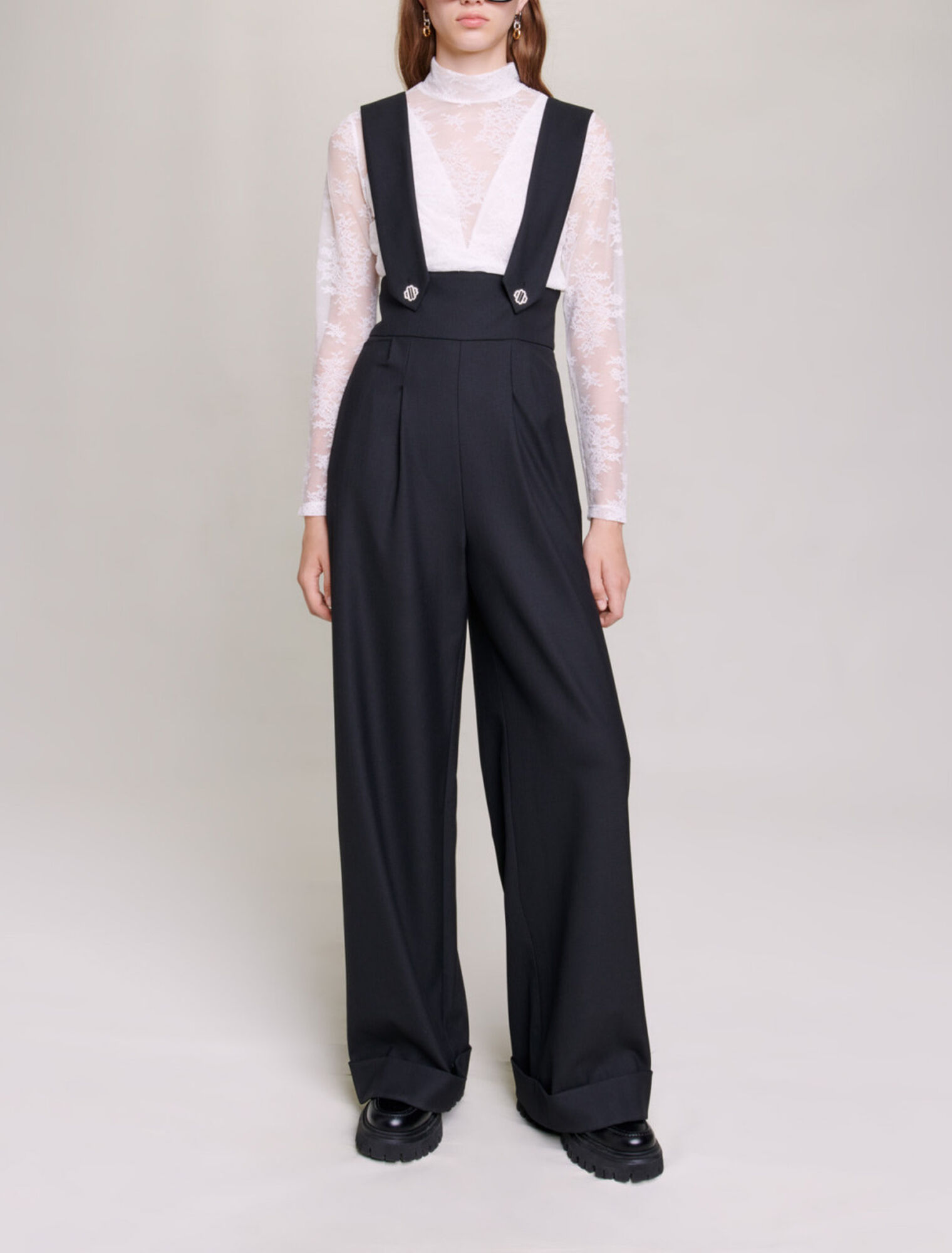 Pantalón largo con tirantes