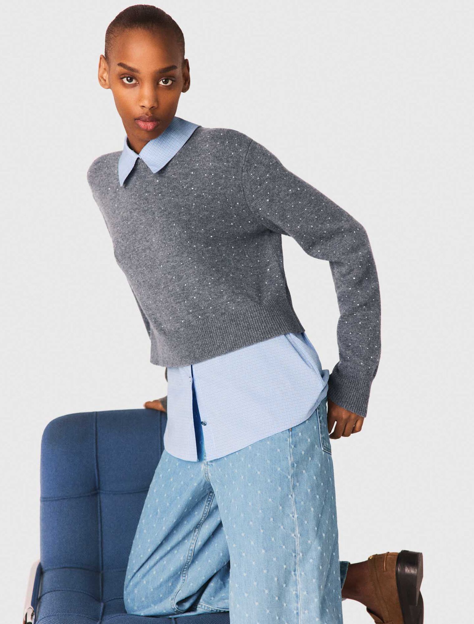 Jersey strass con piezas extra&iacute;bles