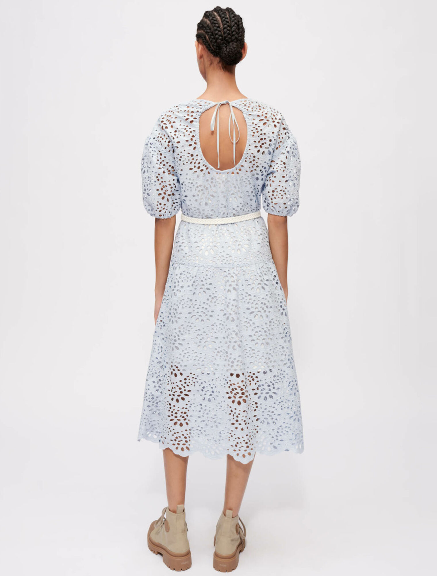 Vestido de guipur