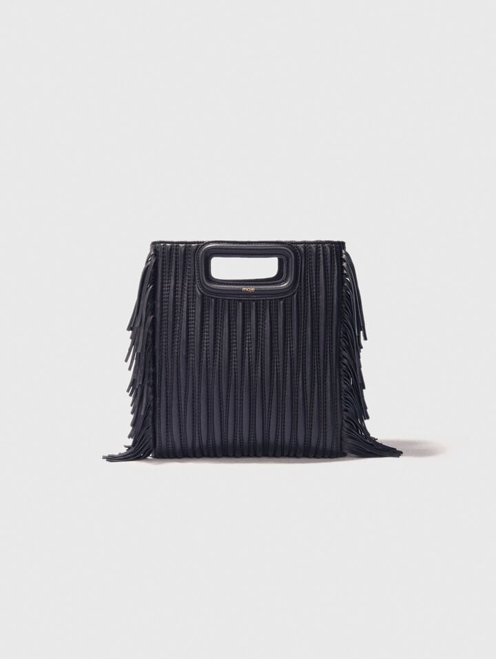 Bolso M de piel acolchado