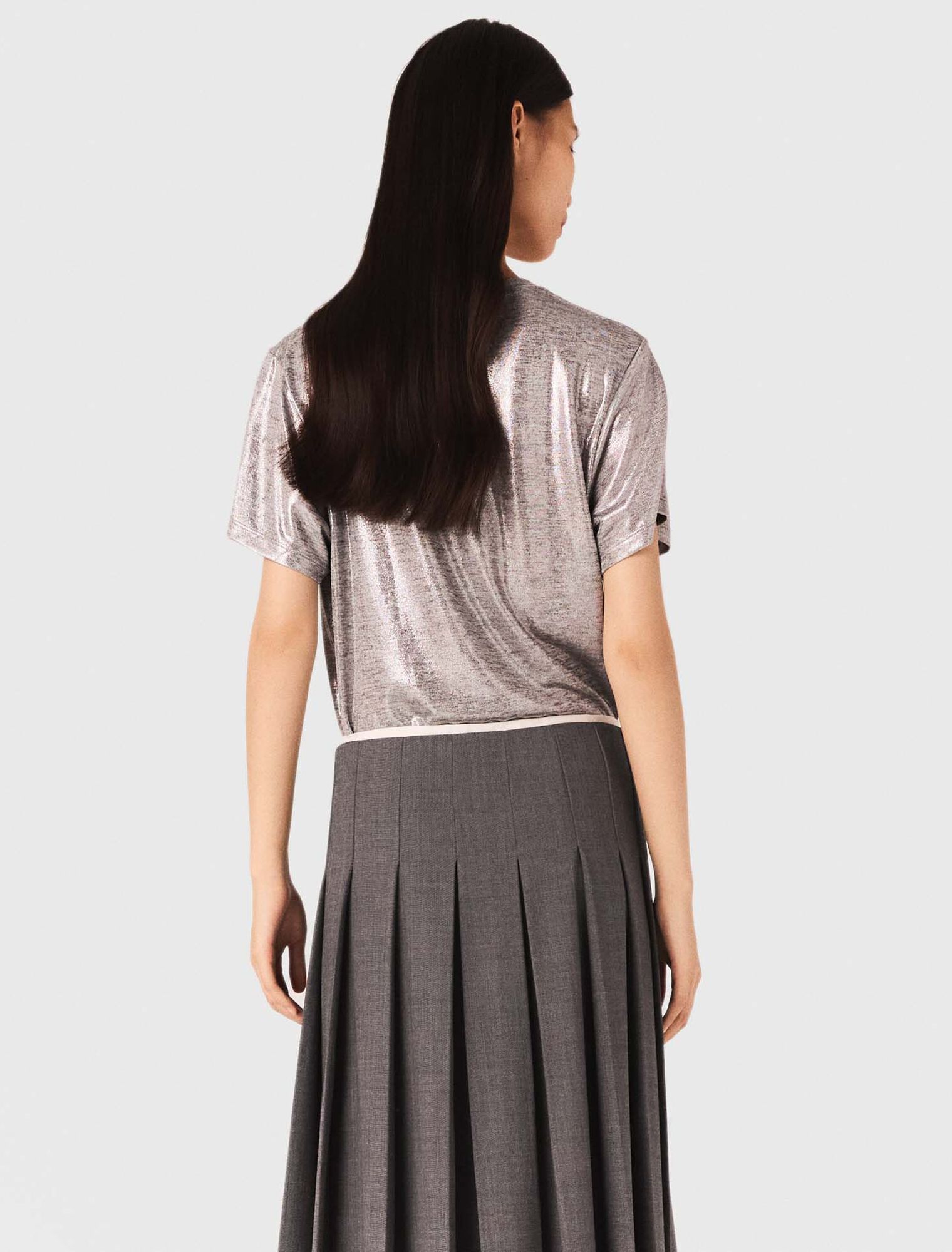 Camiseta de lamé