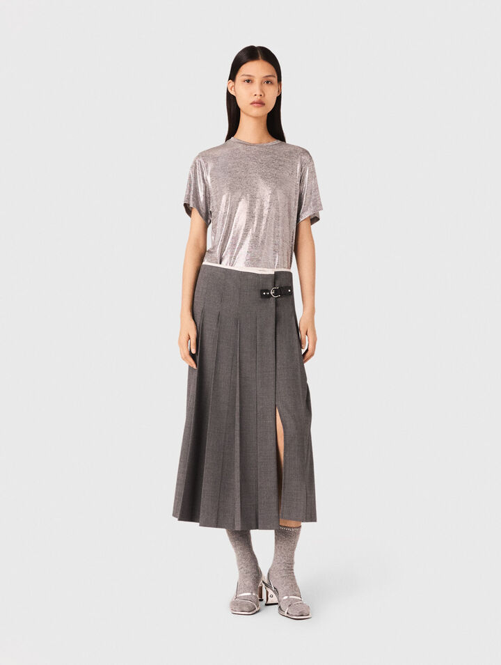 Camiseta de lamé