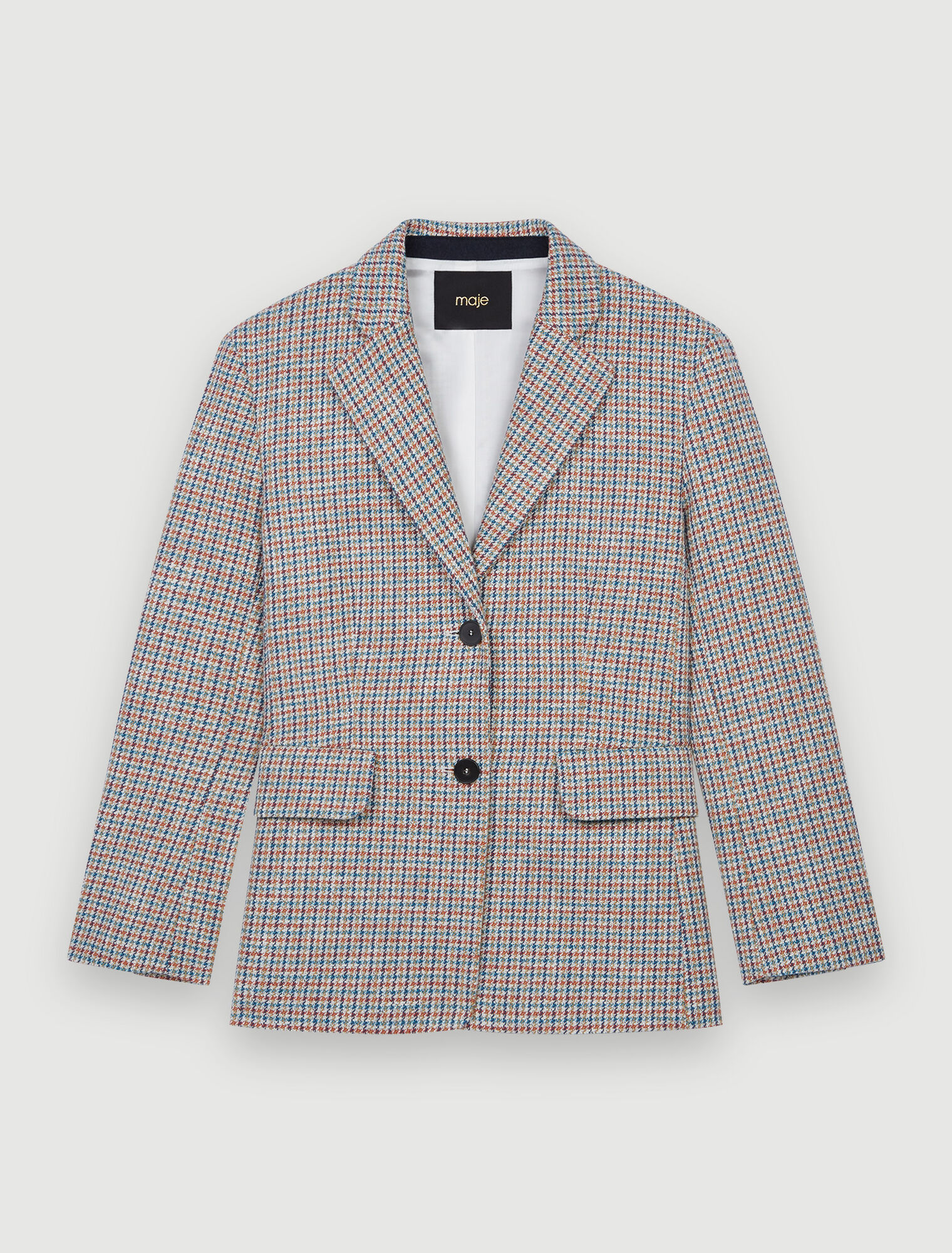 Chaqueta de traje con estampado