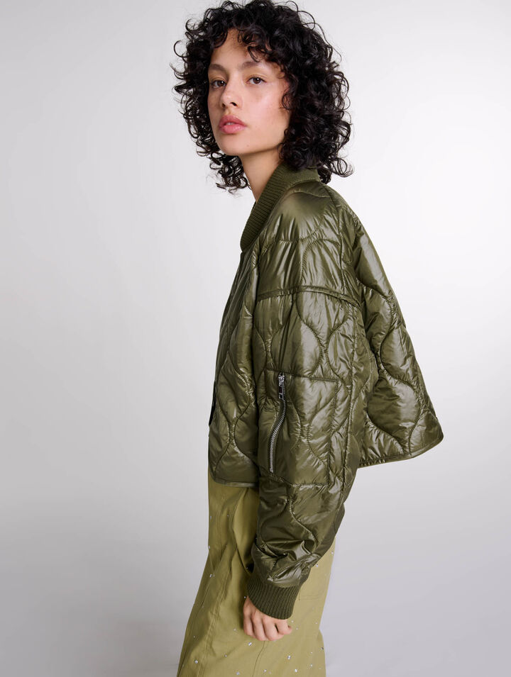 Chaqueta corta acolchada