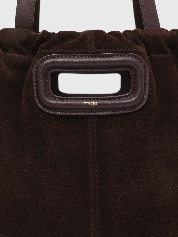Bolso M tote de piel serraje