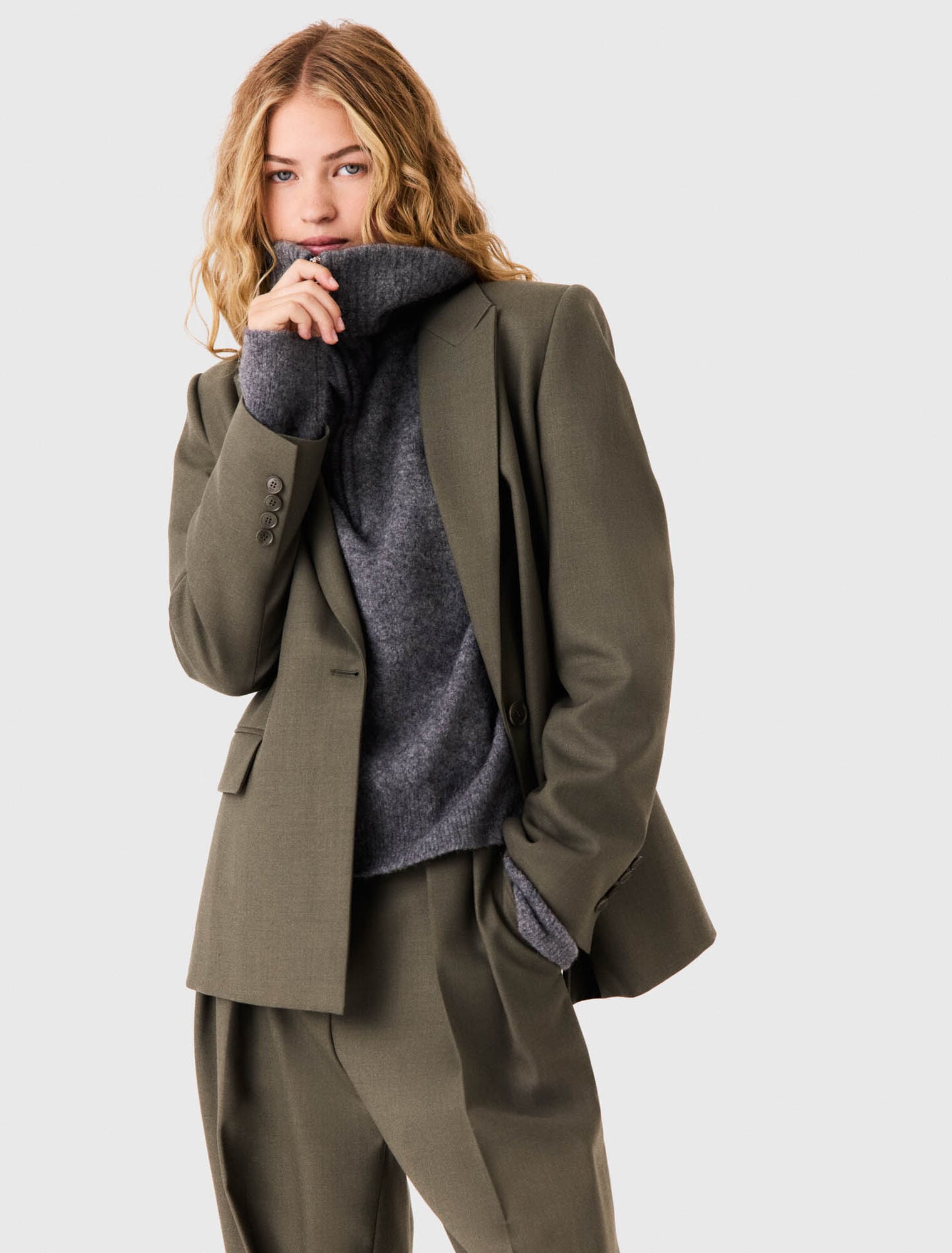 Chaqueta sastre recta