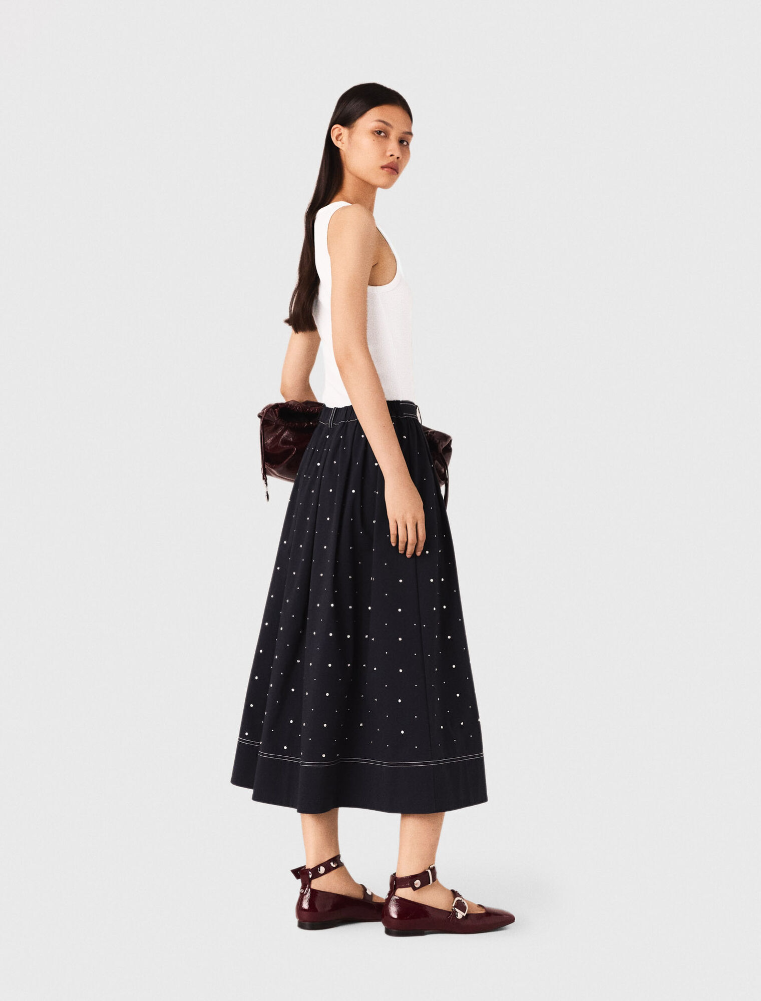 Camiseta de tirantes acanalada