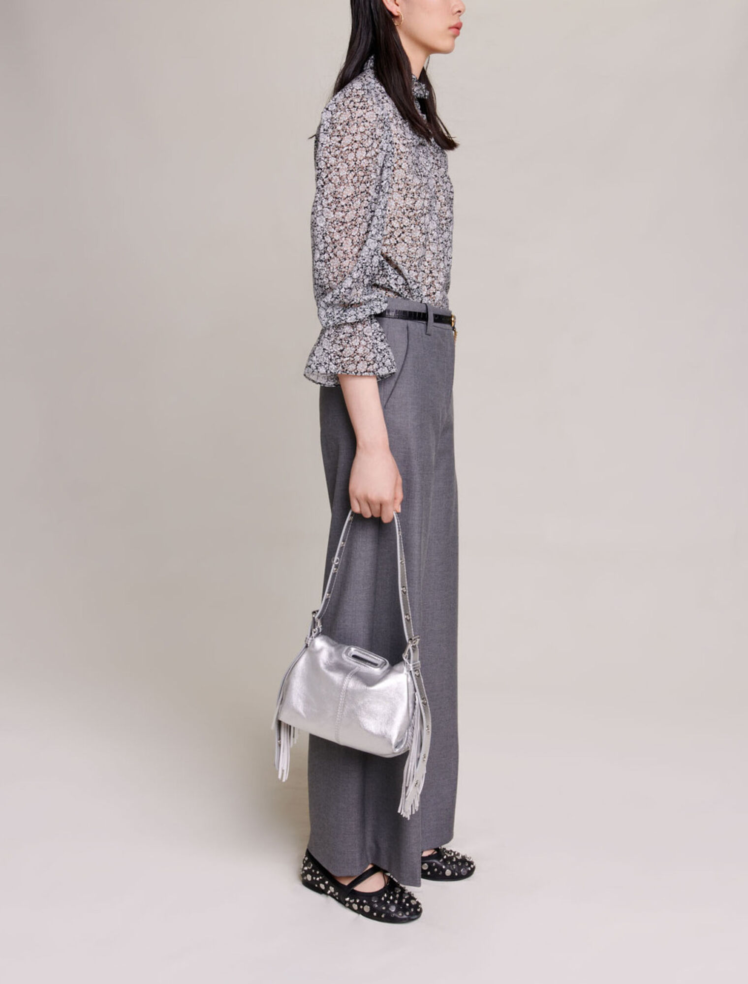 Blusa con estampado floral