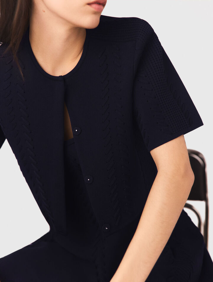 C&aacute;rdigan corto